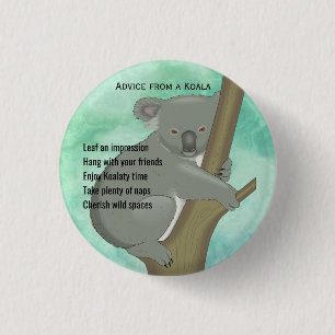 Advice from a Koala Design Button