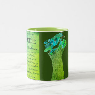 Advice from a Tree Two-Tone Coffee Mug