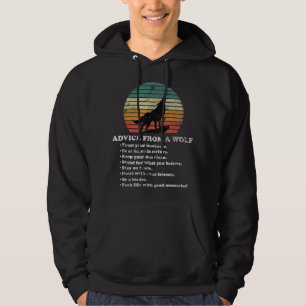 Advice From A Wolf Hoodie