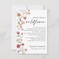 Advice from Wildflower card