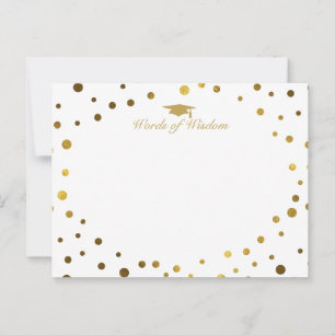 advice note words of wisdom for graduate