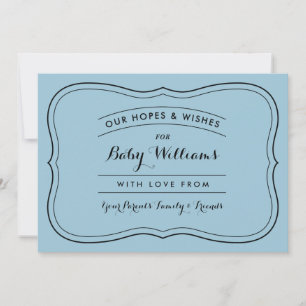 Advice & Wishes for Baby Cards for Custom Colours