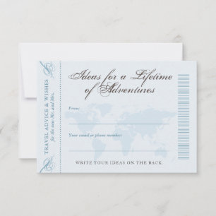Advice & Wishes Travel Adventure Date Night Card