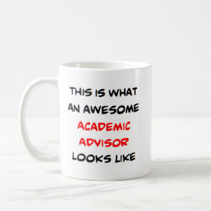 advisor academic, awesome coffee mug