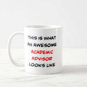 advisor academic, awesome coffee mug