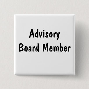 Advisory Board Member 15 Cm Square Badge
