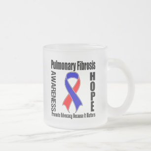 Advocacy Matters Pulmonary Fibrosis Frosted Glass Coffee Mug