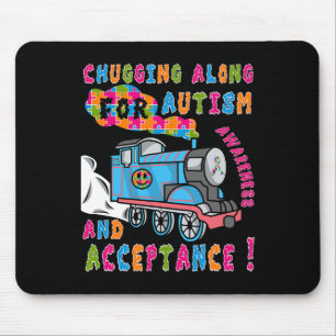 Advocate Acceptance Train Puzzle Cool Autism Aware Mouse Mat