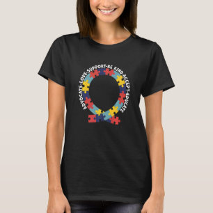 Advocate Love Support Accept Be Kind Autism Awaren T-Shirt