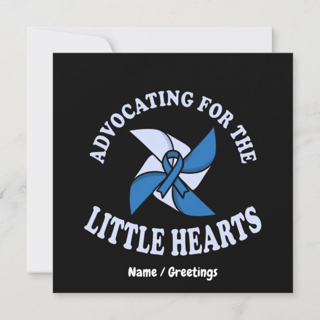 Advocating for Little Hearts Child Abuse Preventio Invitation (Front)