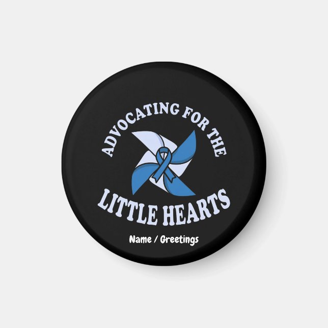 Advocating for Little Hearts Child Abuse Preventio Magnet (Front)