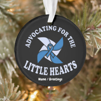 Advocating for Little Hearts Child Abuse Preventio Ornament