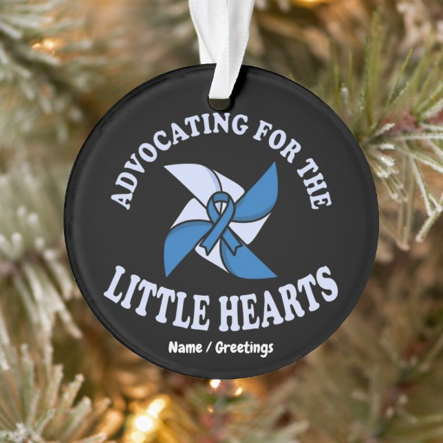 Advocating for Little Hearts Child Abuse Preventio Ornament (Tree)