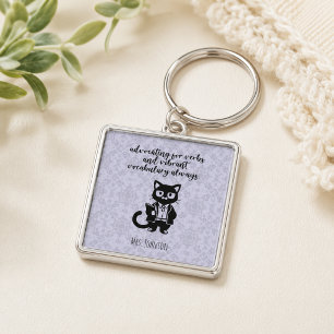 Advocating For Verbs Vibrant Vocabulary Educator Key Ring