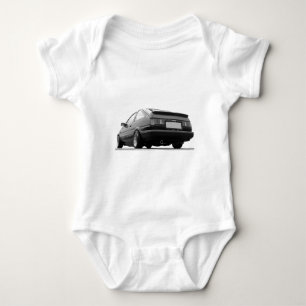AE86 Black & White Baby Bodysuit