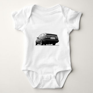 AE86 Black & White Baby Bodysuit