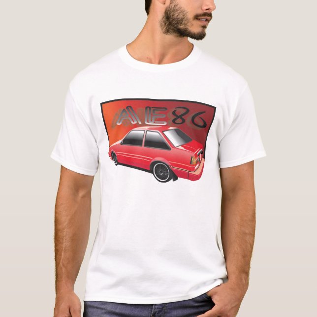 AE86 Red T-Shirt (Front)