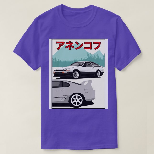AE86 vs Supra T-Shirt (Design Front)