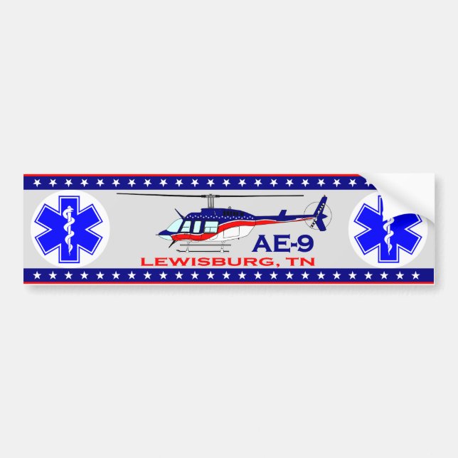 AE-9 B1 BUMPER STICKER (Front)
