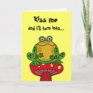 AE- Funny Frog Birthday Card
