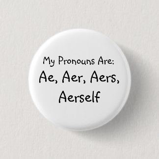 "Ae" Pronouns badge