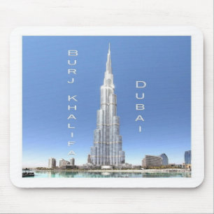 AE United Arab Emirates - Dubai - Burj Khalifa Mouse Mat