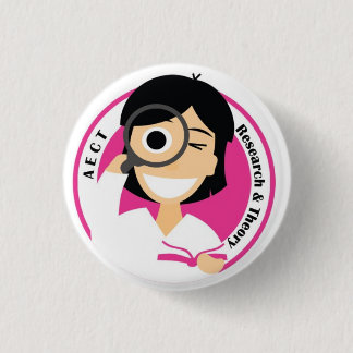 AECT Research and Theory Button-Small Female 3 Cm Round Badge