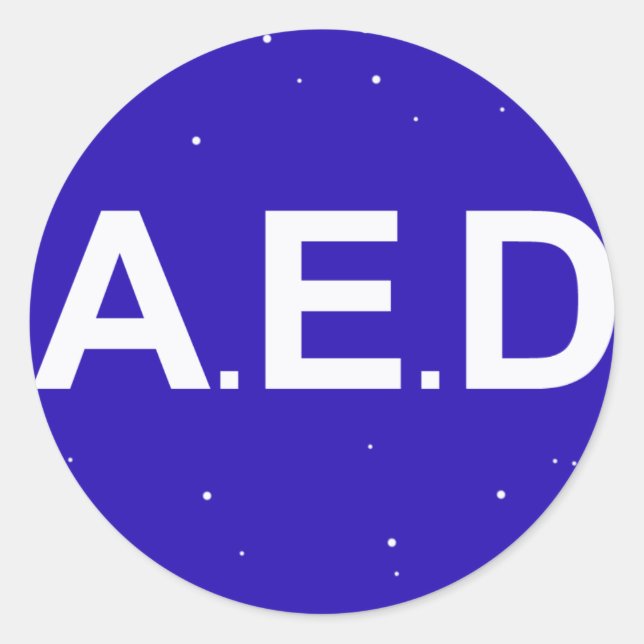 AED Sticker (Front)