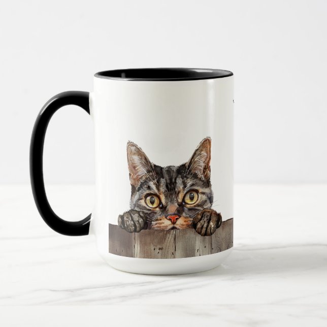 Aegean Cat Mug (Left)