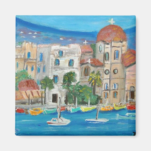 Aegina, Greece Magnet (Front)
