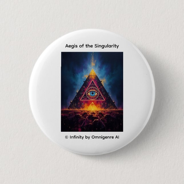 Aegis of the Singularity 6 Cm Round Badge (Front)