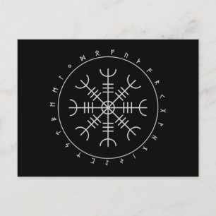 Aegishjalmr Runes Postcard