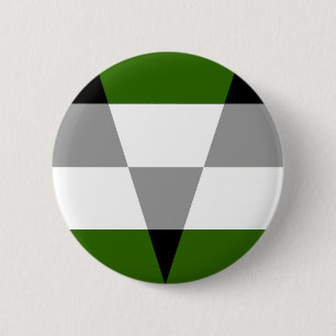 Aegoromantic pride 6 cm round badge