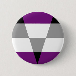 Aegosexual pride 6 cm round badge