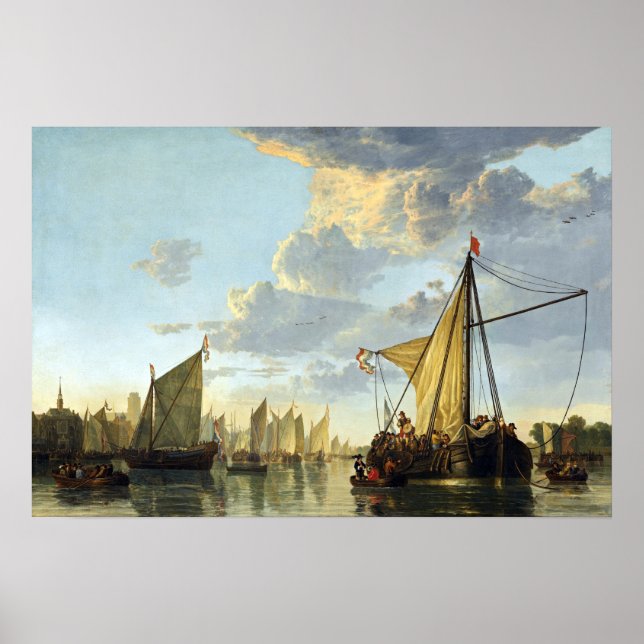 Aelbert Cuyp The Maas at Dordrecht Poster (Front)
