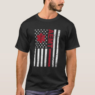 AEMT Advanced Emergency Medical Technician USA Fla T-Shirt