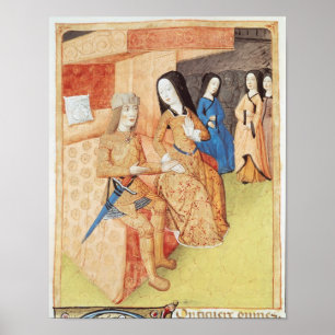 Aeneas and Dido, from the works of Virgil Poster