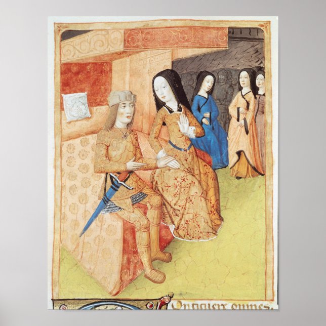 Aeneas and Dido, from the works of Virgil Poster (Front)