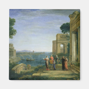 Aeneas and Dido in Carthage, 1675 Magnet