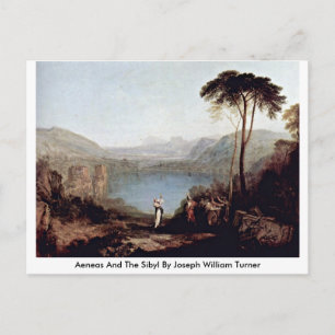 Aeneas And The Sibyl By Joseph William Turner Postcard