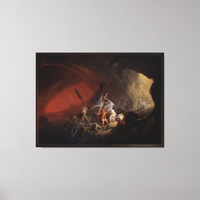 Aeneas and the Sibyl Old Masters Reproduction Canvas Print (Front)