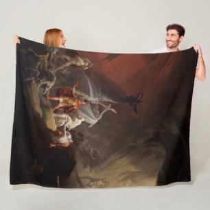 Aeneas and the Sibyl Old Masters Reproduction Fleece Blanket