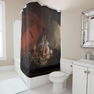 Aeneas and the Sibyl Old Masters Reproduction Shower Curtain