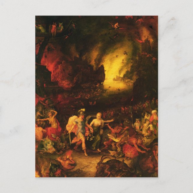 Aeneas in Hades Postcard (Front)