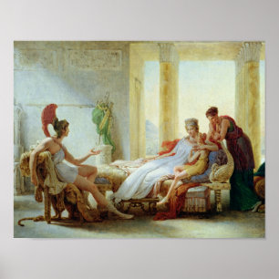 Aeneas telling Dido of the Disaster at Troy Poster