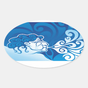 Aeolus Oval Sticker