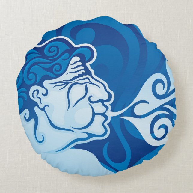 Aeolus Round Cushion (Back)