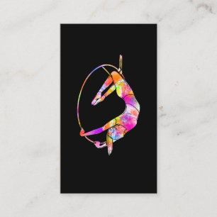 Aerial Artist Circus Hoop Aerial Yoga Aerialist Business Card