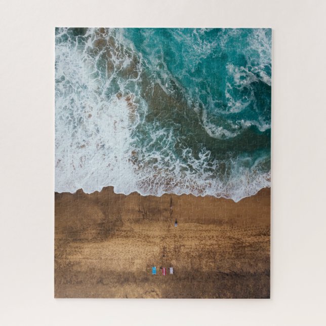 Aerial Beach Scene Jigsaw Puzzle (Vertical)