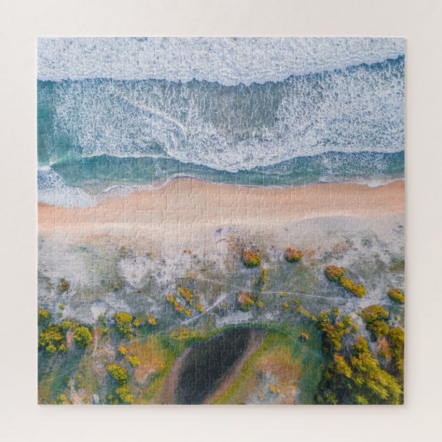 Aerial Beach View Jigsaw Puzzle (Vertical)